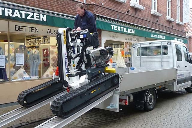 Robby 900 glasrobot voor het tillen, verplaatsen en plaatsen van glas