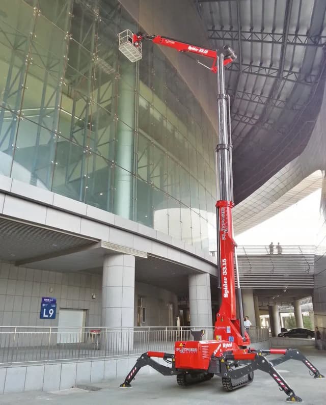Platform Basket 33.15 spin hoogwerker kopen voor werken tot een hoogte van 32 meter