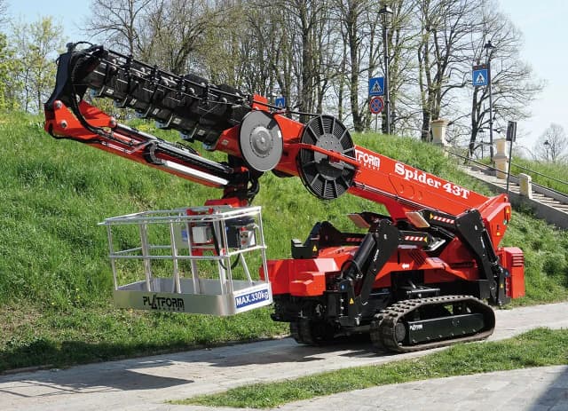 Compacte Platform Basket 43T spinhoogwerker voor werken op hoogte