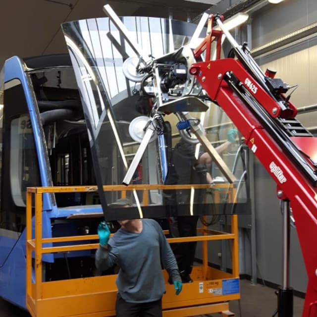 Glassworker GW625 glasrobot met glaszuiger Glassworker GW625 glasrobot met glaszuiger voor glasplaatsing