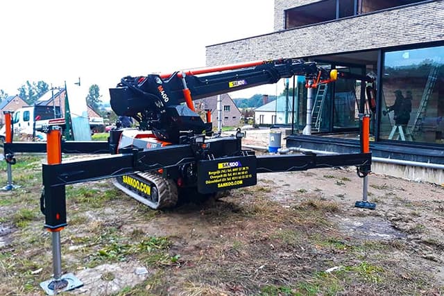 BG Lift M400 voor zwaar hijswerk BG Lift M400 minihijskraan voor het hijsen van zware lasten