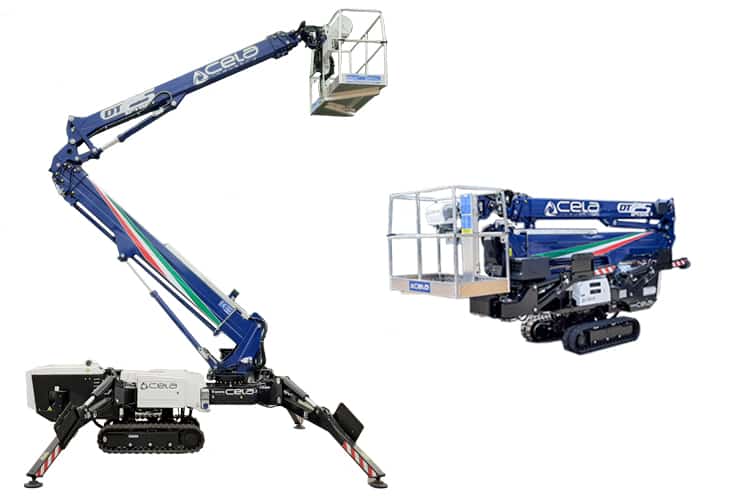 Cela Spyder 25 professionele spinhoogwerker Cela Spyder 25 compacte spinhoogwerker voor professionele hoogwerkzaamheden