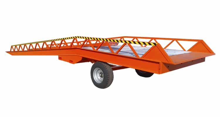 Saurus PYR-WH mobiele ramp Saurus PYR-WH mobiele laadbrug voor flexibel gebruik op verschillende locaties