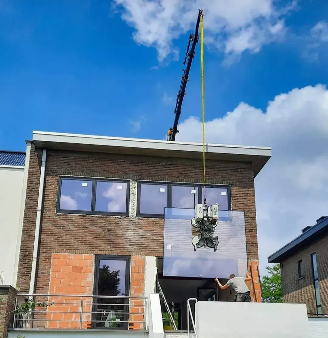 Glaszuiger voor glas hijsen Glaszuiger voor veilig hijsen van glas