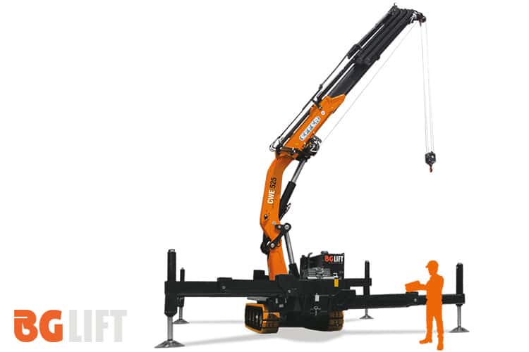 BG Lift CWE525 compacte rupskraan voor het hijsen van zware lasten