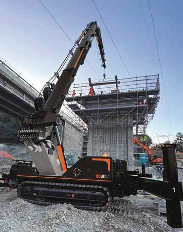 Exceptional performance in a compact mini crane